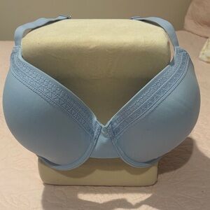Wacoal Light Blue Lace Accent Bra